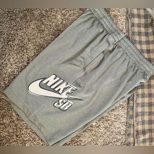 Nike SB Heather Gray Athletic Shorts